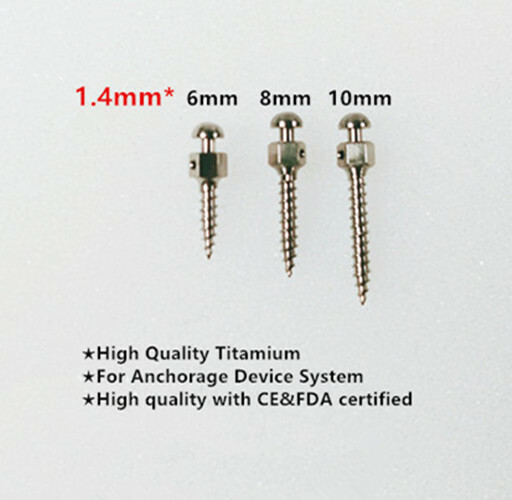 1Piece Dental Orthodontic Micro Implants Mini Micro Bone Screw Titanium Alloy