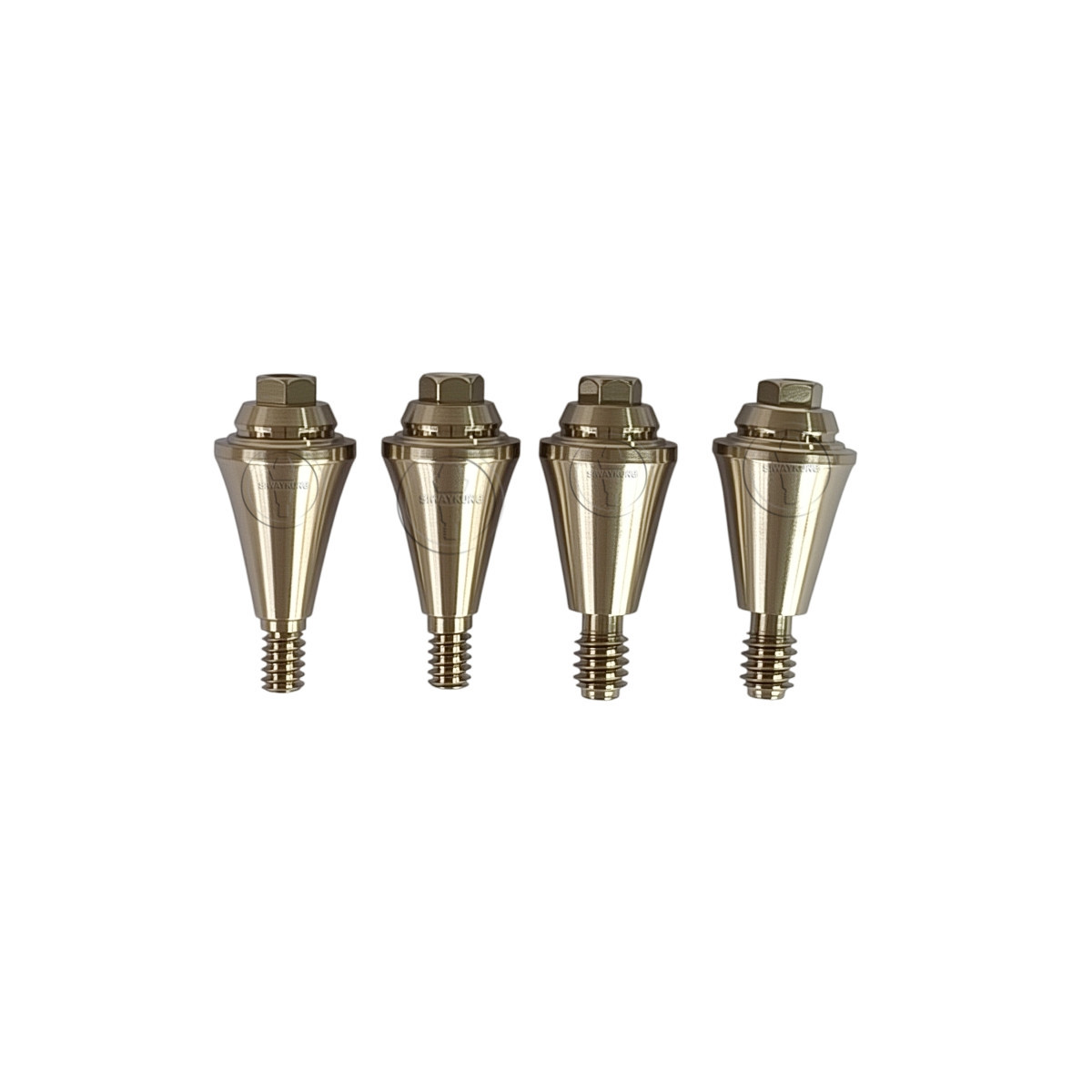 10 pcs MU straight abutment fits to Nobel biocare platform NP/RP GH1.5~3.5