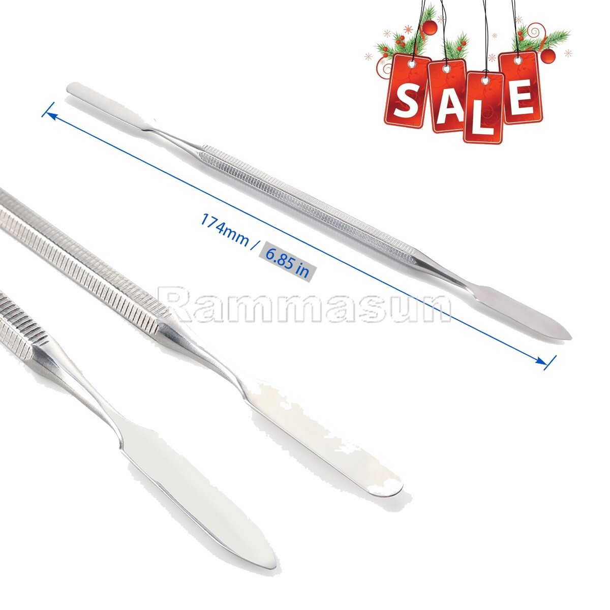 Dental Lab Carvers Stainless Steel Mixing Spatula Tool Double Ended Instrument
