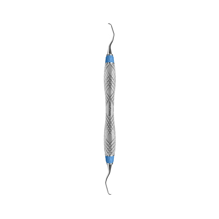 HU-FRIEDY #13/14 MINI5 GRACEY, EE2, HARMONY, BLUE ERGONOMIC HANDLE (x3)