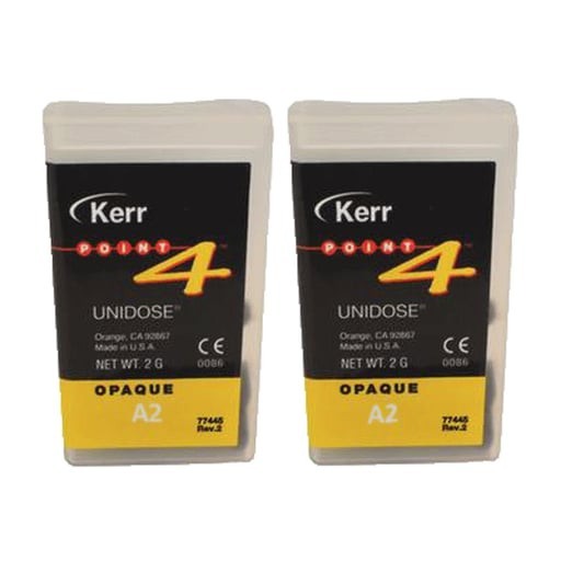 KERR 31368 Point 4 Composite Unidose, A2 Opaque, Light-Cure. 0.2 Gm. EXP 5/27