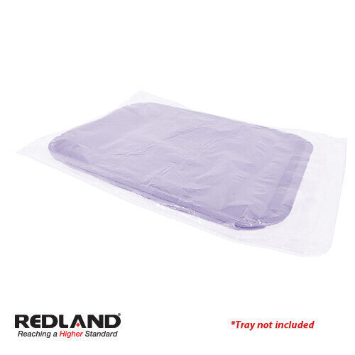 REDLAND Tray Sleeves Size A 11 5/8” x 14 1/2” Clear Disposable Dental 500/Box