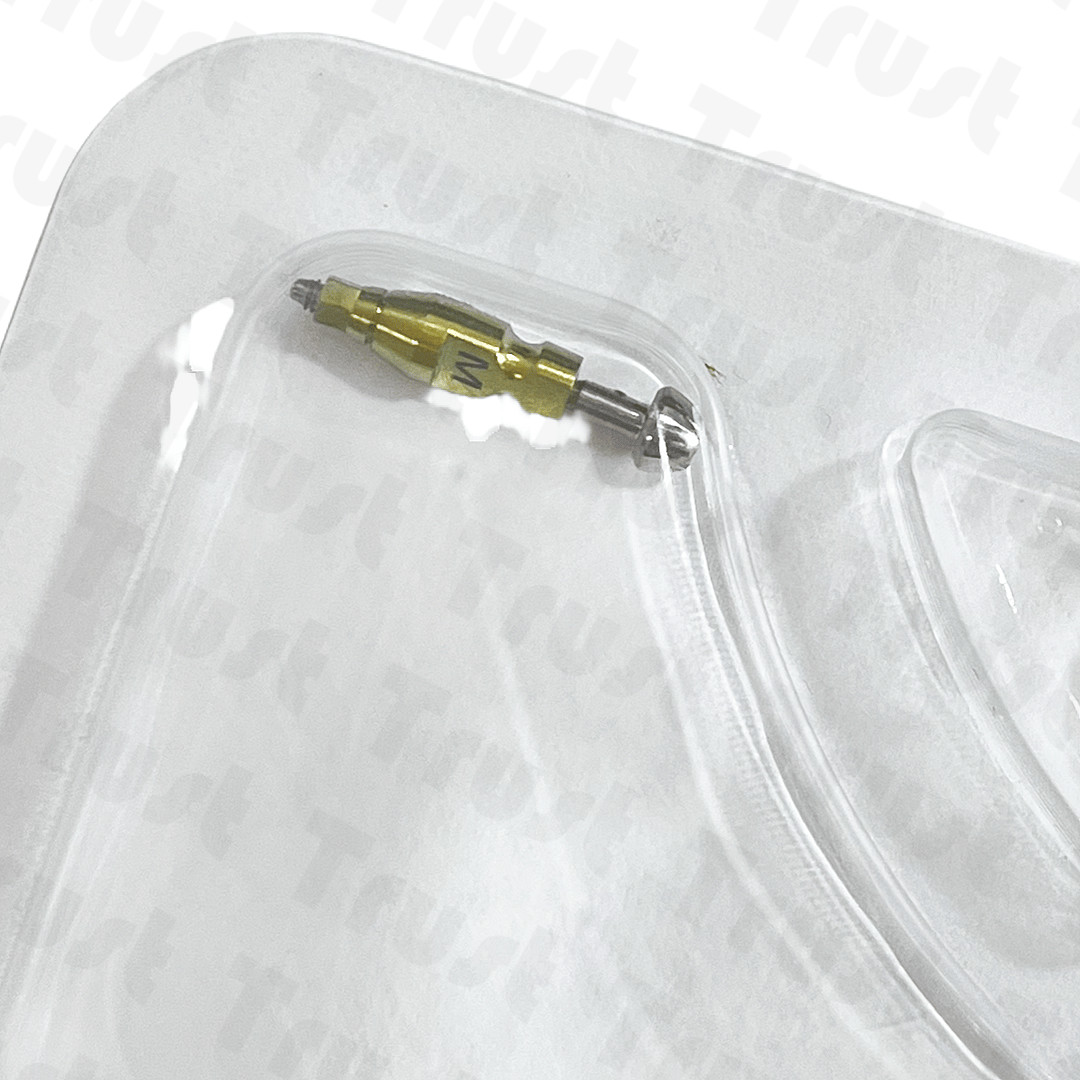 Dental Transfer Impression Coping Titanium Open/Closed-Mini Tray Yellow Fits OSS