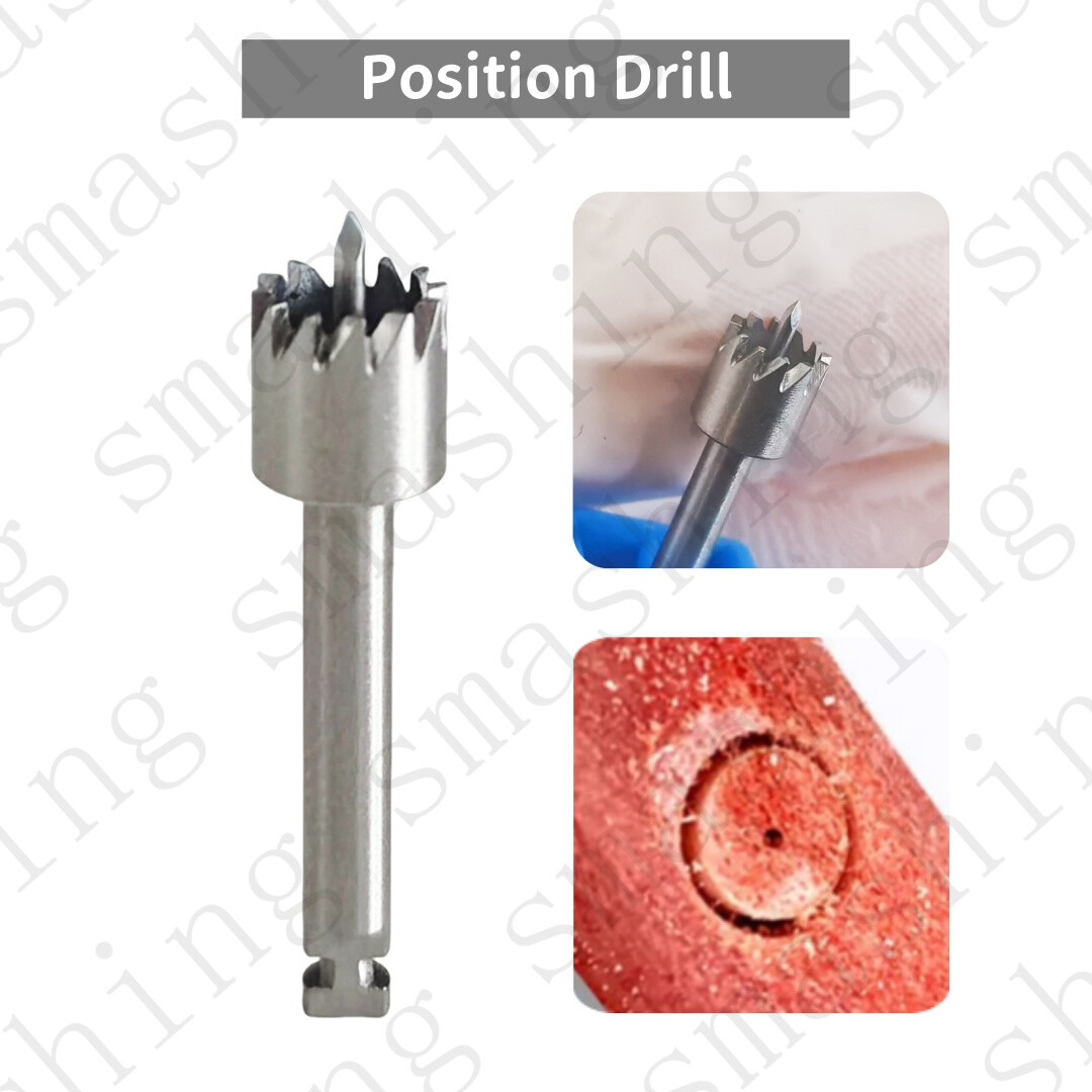 Dental Bon Collector Drill Pre-Hole Anti-Slip Harvest Hole Locator Drills 5.0