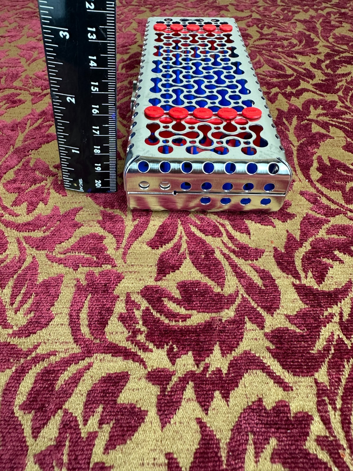 Hu-Friedy IMS Infinity Series Cassette Holds 5-instruments Red Blue