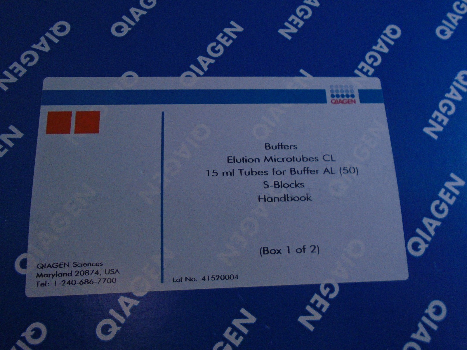 QIAGEN QIAamp Virus BioRobot 9604 Viral Nucleic Acid Isolation Kit (BOX 1 ONLY)