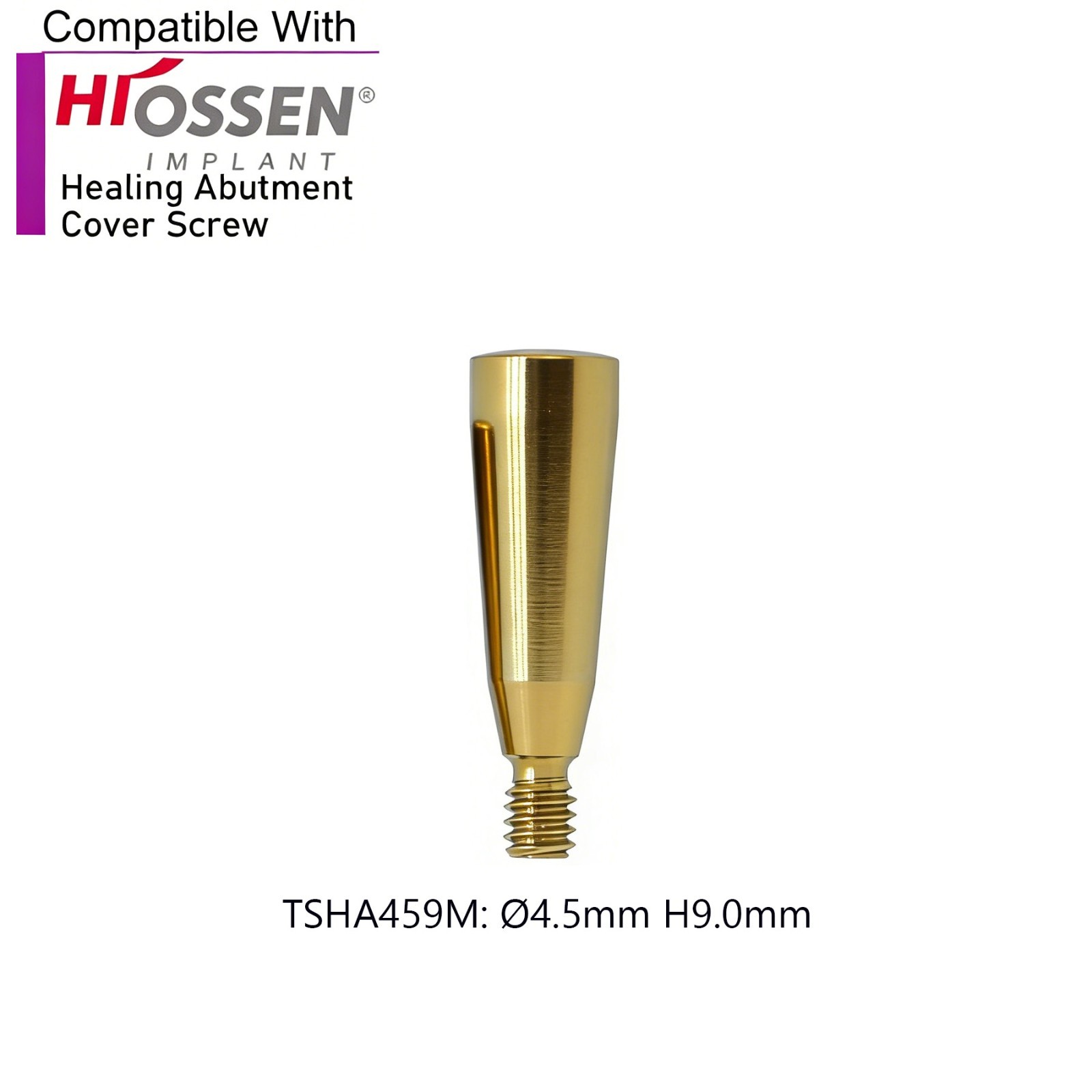 US 5Pcs Dental Healing Abutments Cover Screw Regular/Mini fit Osstem Hiossen