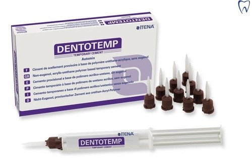 DENTOTEMP Itena -5 gm automix syringe of temp. cement + 10 tips exp. 30.10.2026