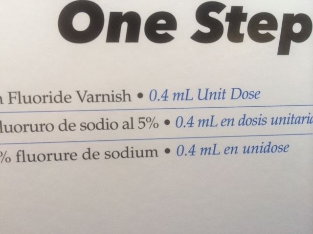 Dental Varnish 5% Sodium Fluoride caramel Flavor 50/Box 0.4 ml unit dose USA