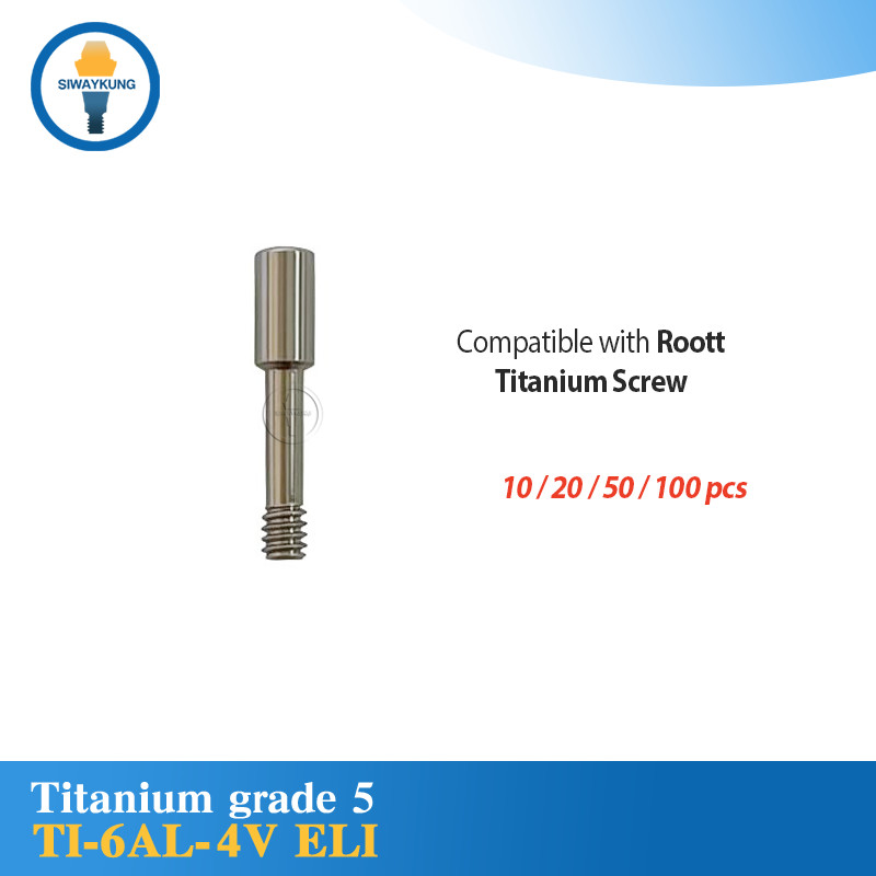 10-100Pcs Dental titanium abutment Screws compatible with Roott platform Regular
