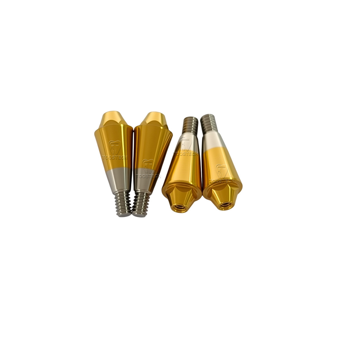 Multi unit straight abutment compatible Hiossen Osstem platform Regular Mini