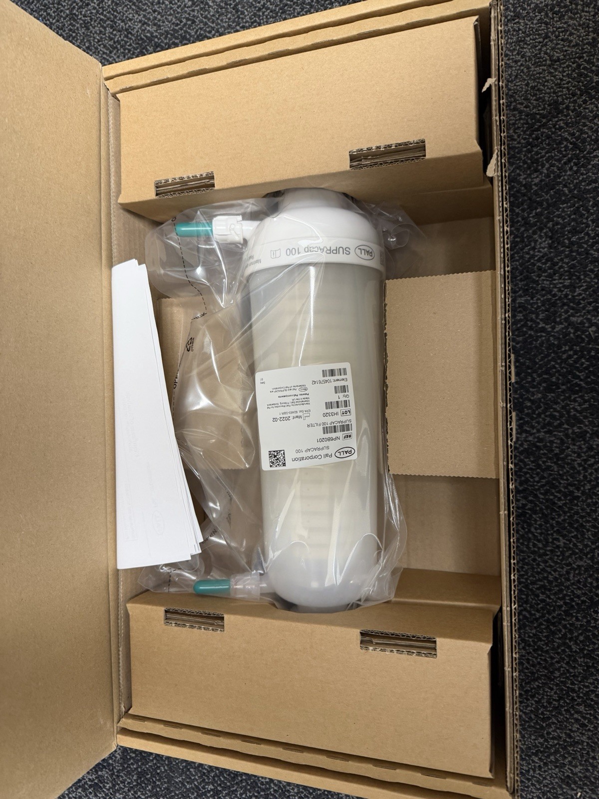 Pall NP6B0201 Supracap 100 Filter MFG 2022 NEW