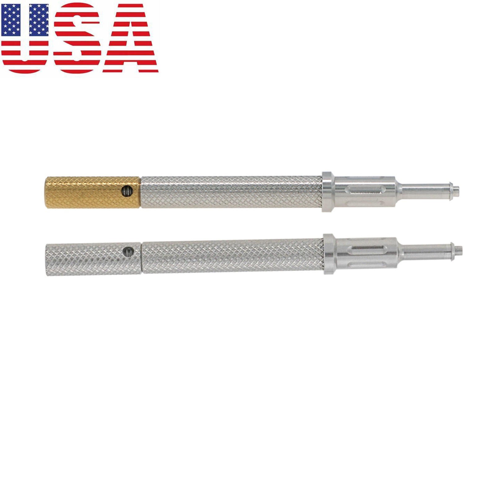 US Universal Dental Core Tool 3 in 1 for Remove Insert Caps Metal Handle Tools