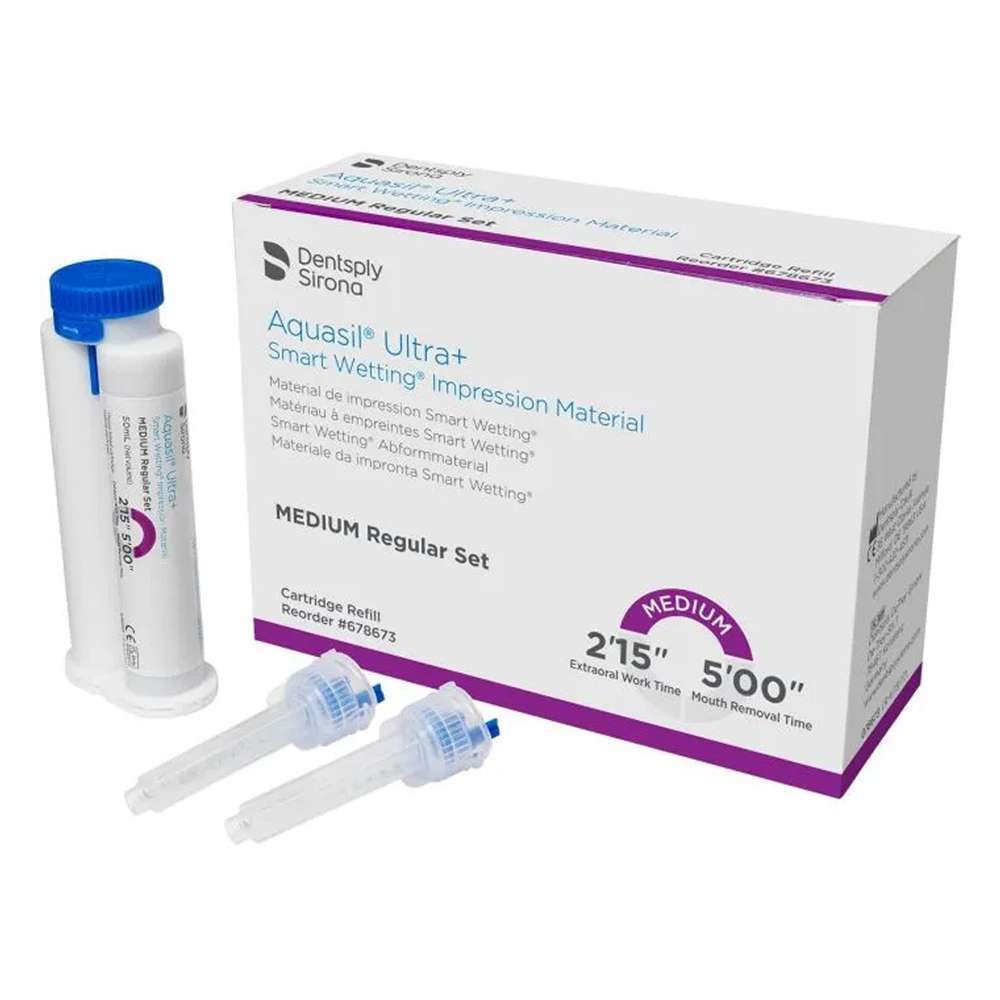 Aquasil Ultra+ Smart Wetting Impression, Medium Regular Set, Purple, 50 mL, 4/Pk