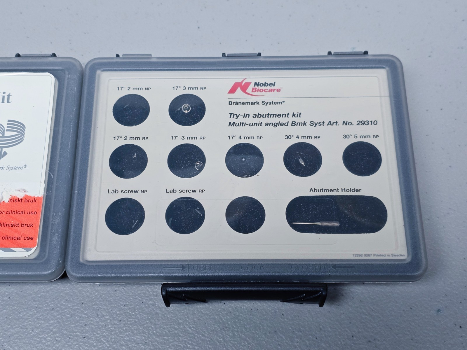 Nobel Biocare Try-In Abutment and Abutment Select Kits, Check All Pictures