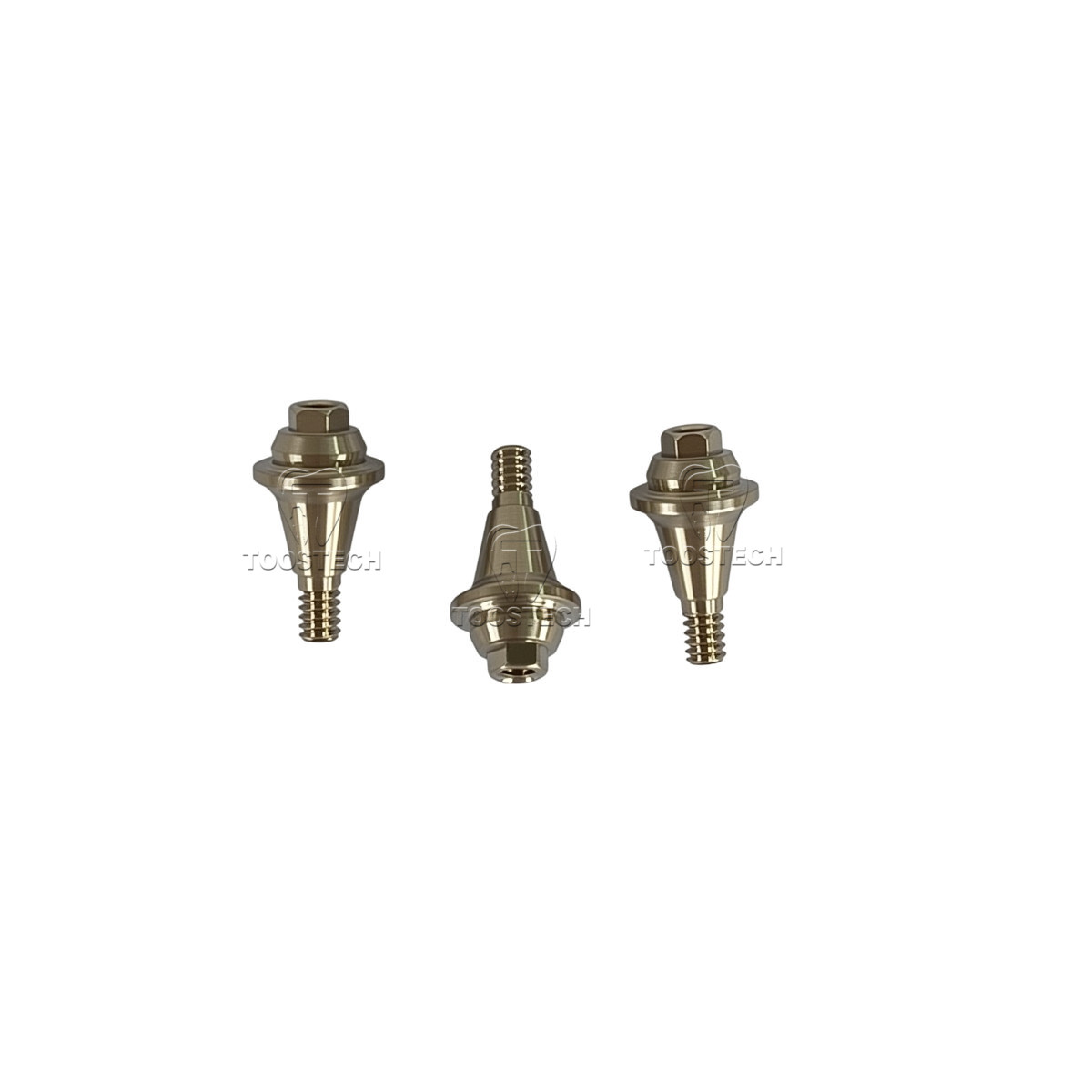 10pcs Dental titanium Multi unit straight abutment Fits to Nobel Active NP/RP