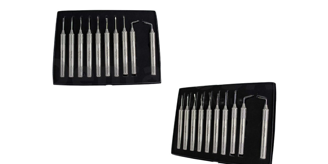 Dental USA POWER FLEX PDL ACCU LUXATING FULL SET OF 10 WITH PREMIUM COMPLETE BOX