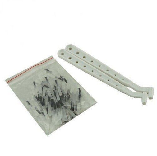 500 Pcs Dental Composite Micro Brush Applicator Tips + 5 Pcs Cleaning Handle Use