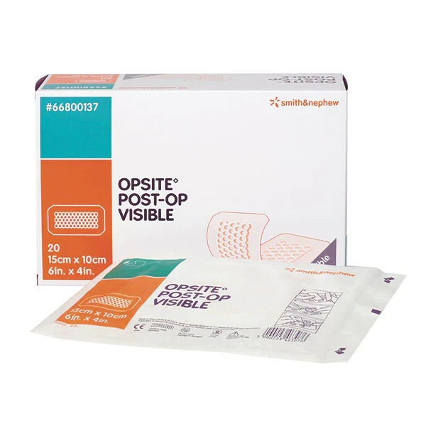 OpSite Post-Op Visible Dressing with See-Through Absorbent Pad 4″ x 6″ – 20/BX