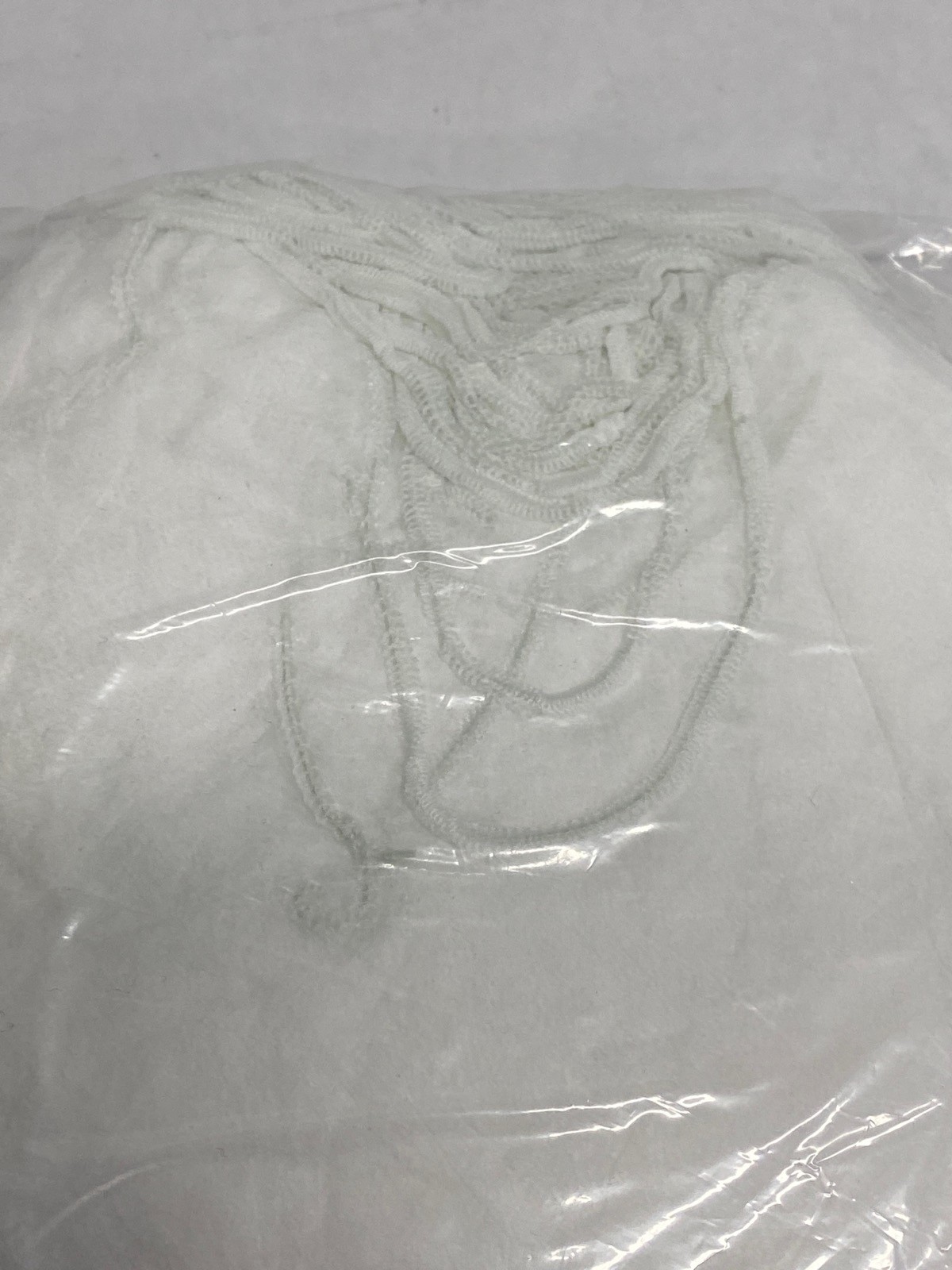 (500) ULINE Polypropylene Beard Nets White One-Size Latex-Free S-9635W