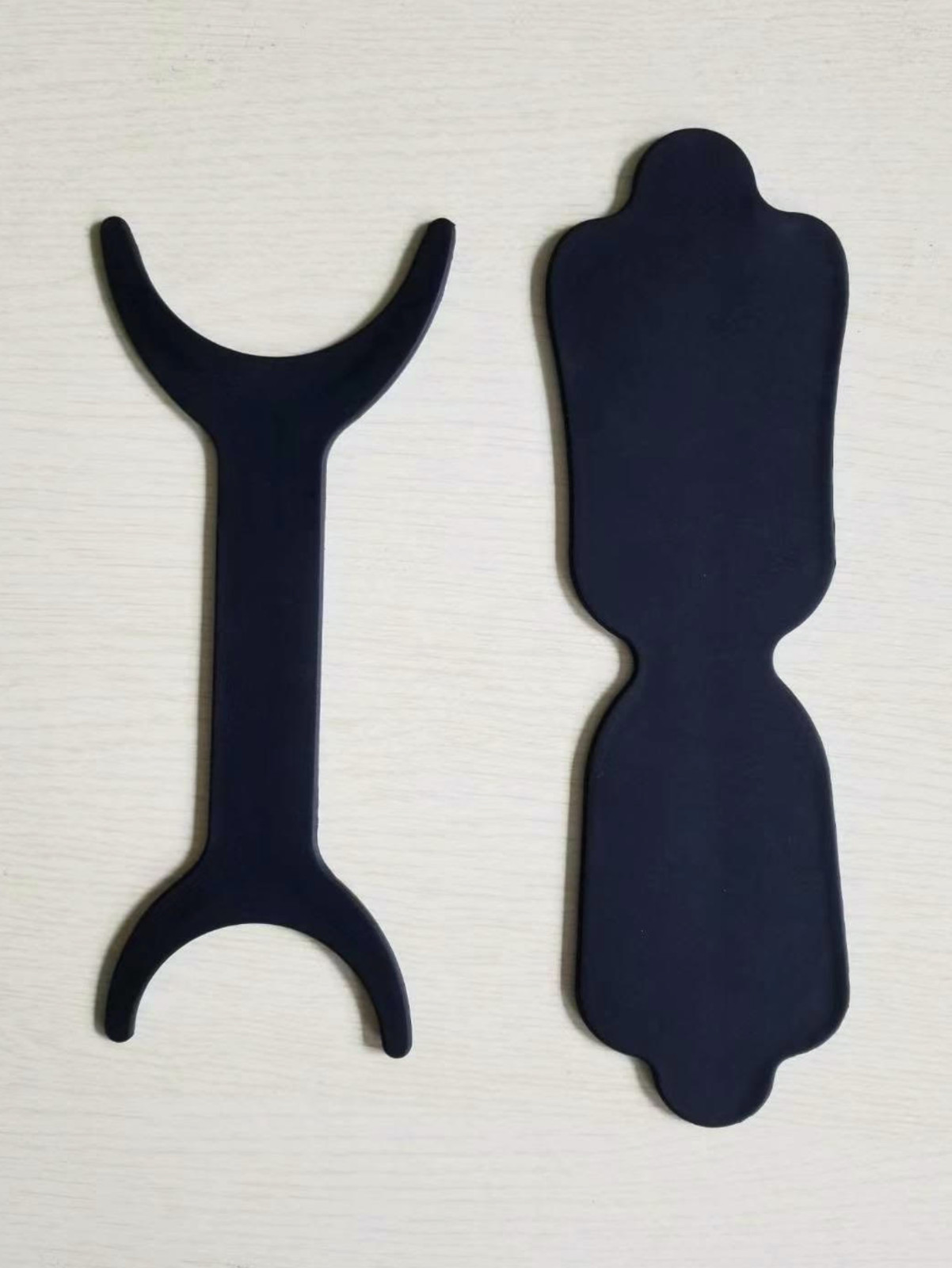 Dental Black Photo Contrast Occlusal Silicone Anterior Lingual Background 2 Set