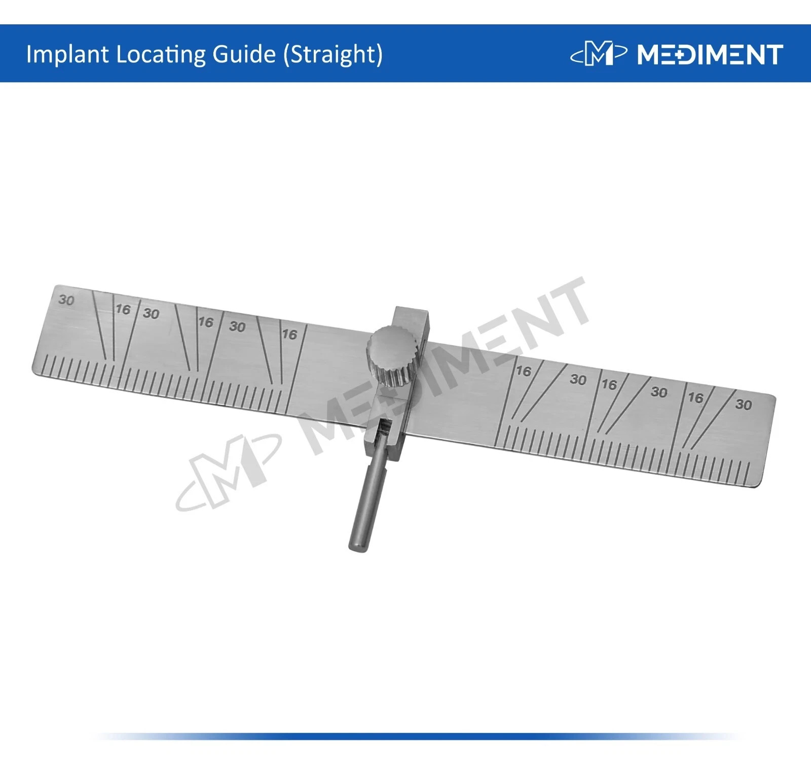 2 Pcs Dental Implant Locating Guide Surgical Positioning Locator Angle Ruler