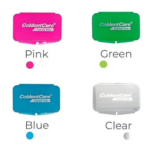 COLDENTCARE Set x 50 boxes Orthodo Braces Wax Light Mint Scent COLDENTCARE