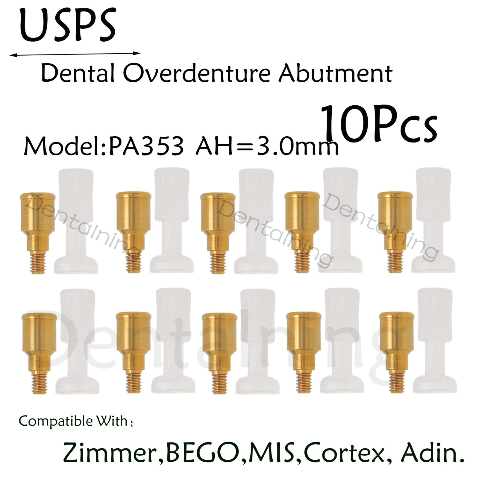 US Zimmer Mis Adin Bego Cortex Implant Locator Abutments For 1-5mm