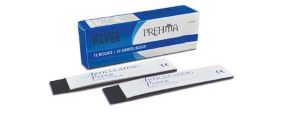 SALE! Prehma Articulating Paper Blue Thin, 101.60 microns, 12 books x 12 sheets
