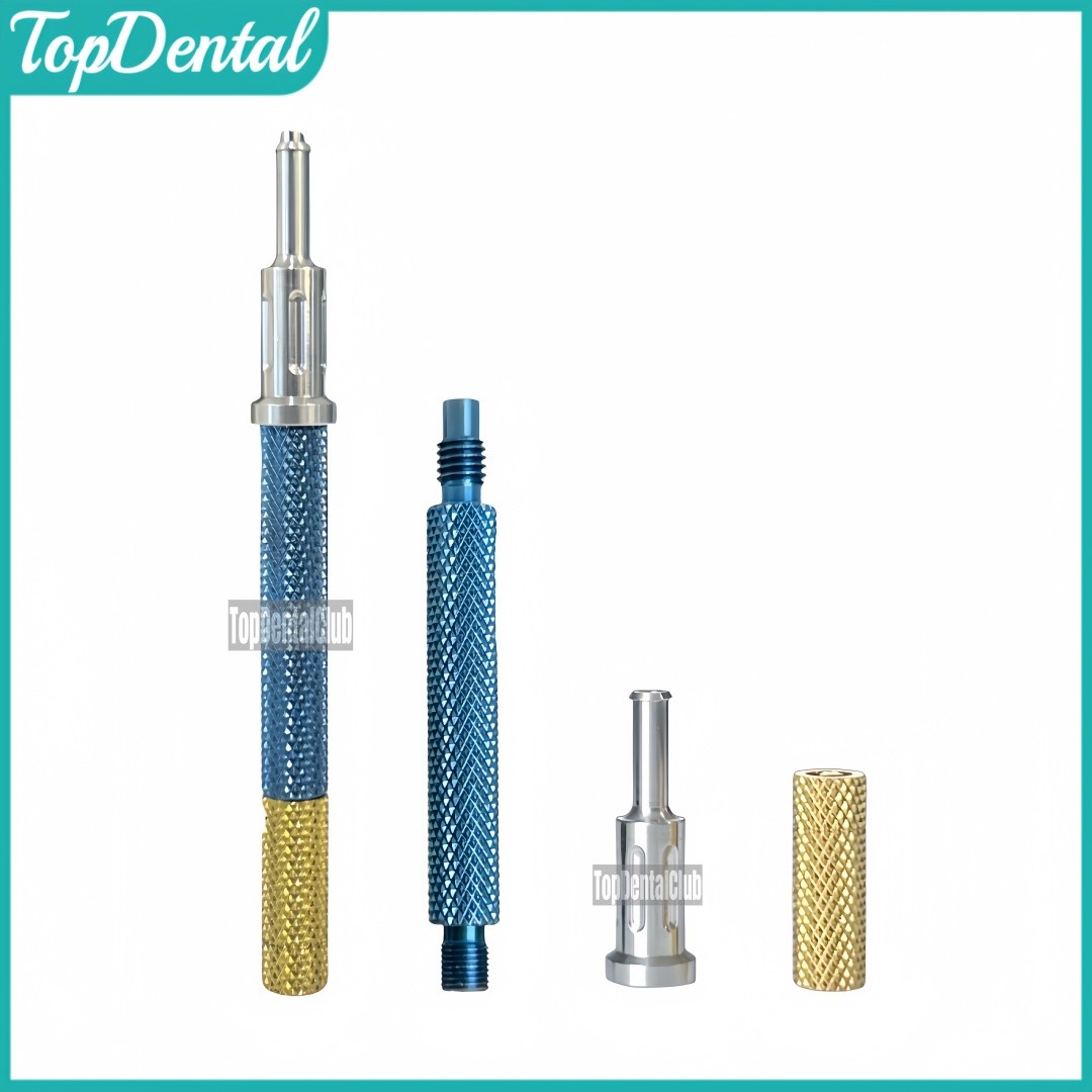 Dental Universal Implant Locator Retention Cap Insertion Extraction Core Tool