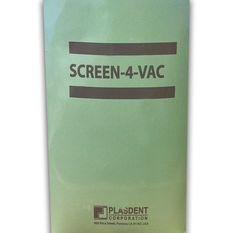 Plasdent Screen-4-Vac 1-7/8″ Disposable Evacuation Screens #5503 – Clear, 144/Bx