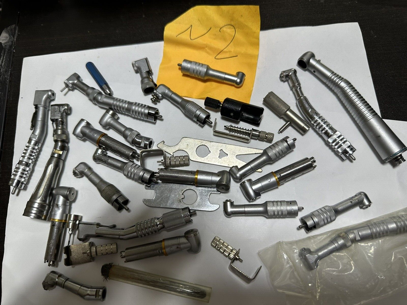 Assorted handpieces from Henry Schein,Patterson,DuraChrome,Healthco Contra-angle