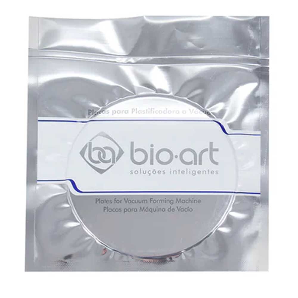 Bio-Art Crystal Hard 0.3mm PVC Sheet, 125 x 125mm Square, Translucent, 10/Pk