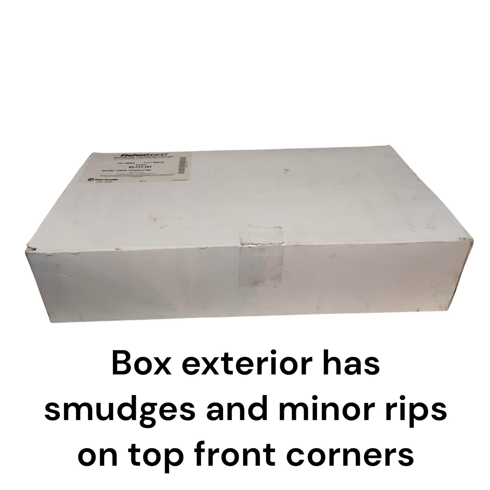 1000 FISHERBRAND 101-1000µl SPECIALTY TIPS- LOW RETENTION PIPET TIPS 02-717-151
