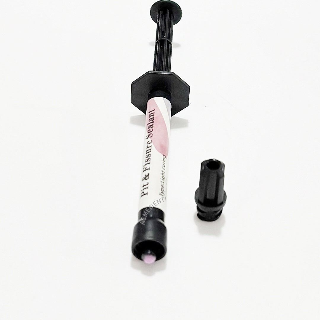 2-Pcs Dental Pit Fissure Sealant Release Fluoride Composite Clinpro PINK White