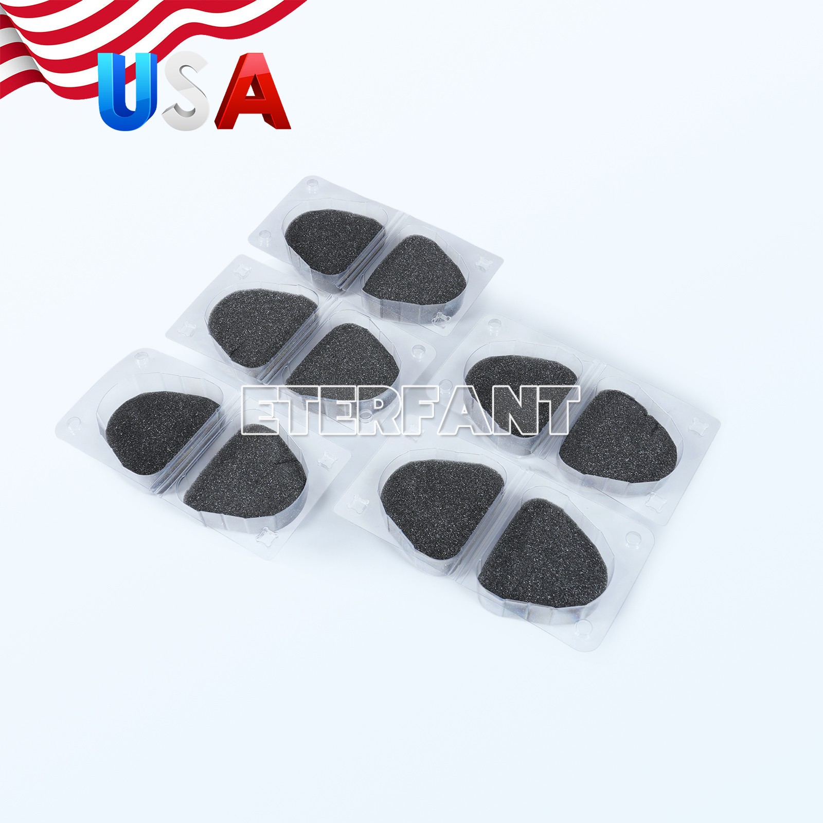 300PCs Denture Transport Box Dental Teeth Crown Veneer Storage Container Case