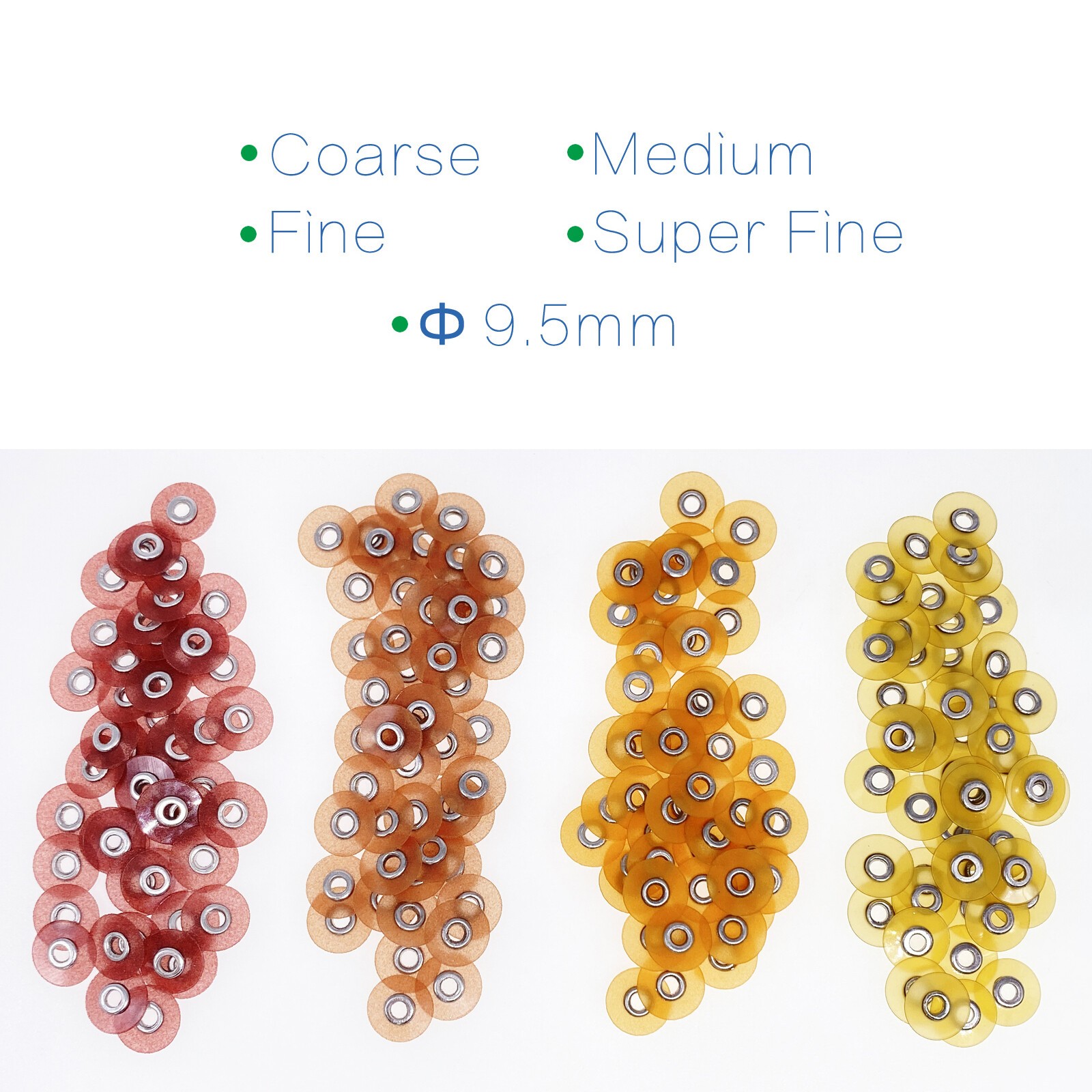 Dental Sof-Lex contouring polishing 2382 Pop-On discs 0.37″ 9.5mm or Mandrel