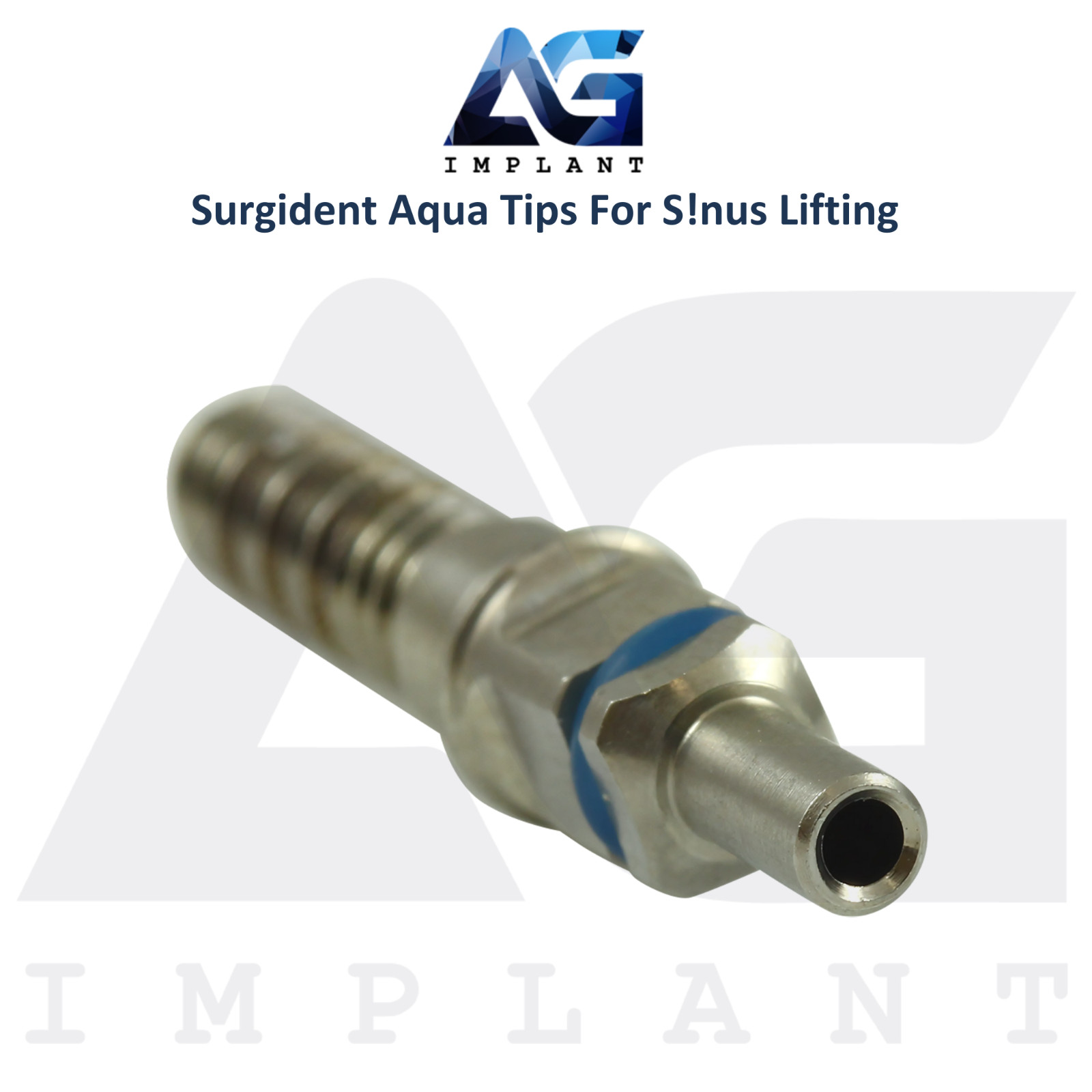 Aqua Tips Crestal S!nus Lifting Reusable Stainless Steel 5 Holes Dental Lab