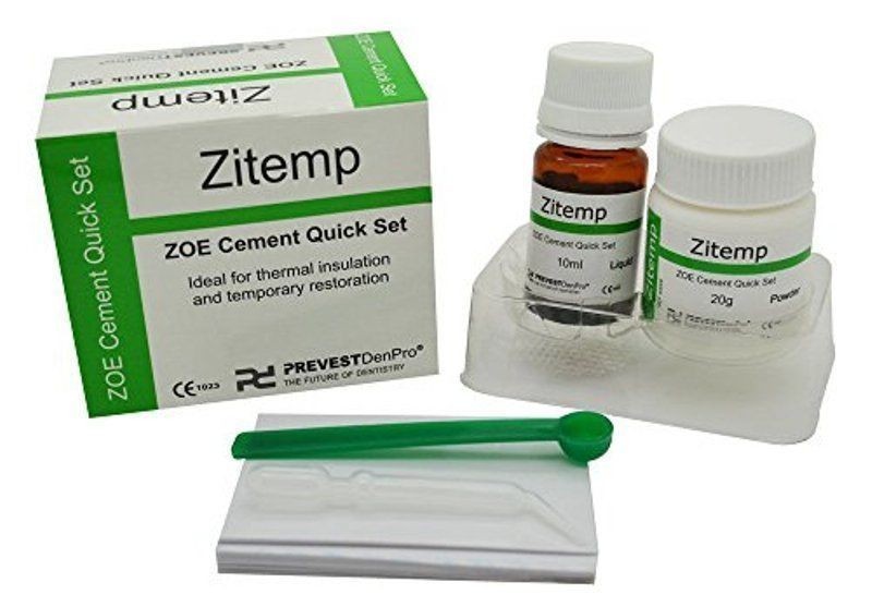 NEW Dental Prevest Zitemp Quick IRM Zinc Oxide Eugenol Temporal Cement