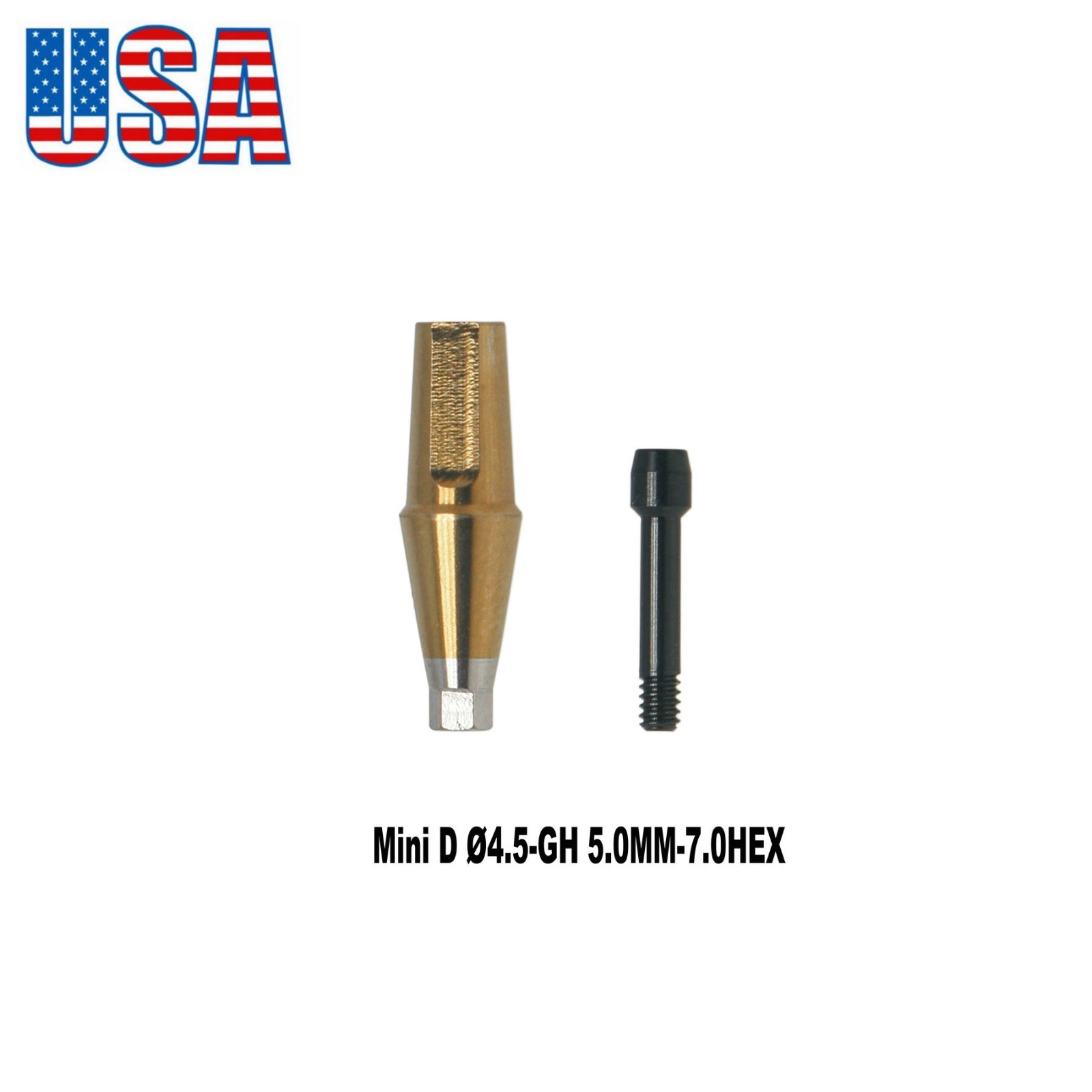 US Titanium Straight Transfer Abutment Fits Hiossen ET (ETIII/IV) /Osstem TS/GS