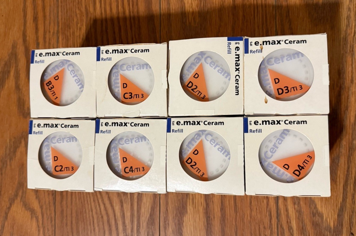 IPS e.max Ceram Dentin 100g – Shades B3 C2 C3 C4 D2 D3 D4