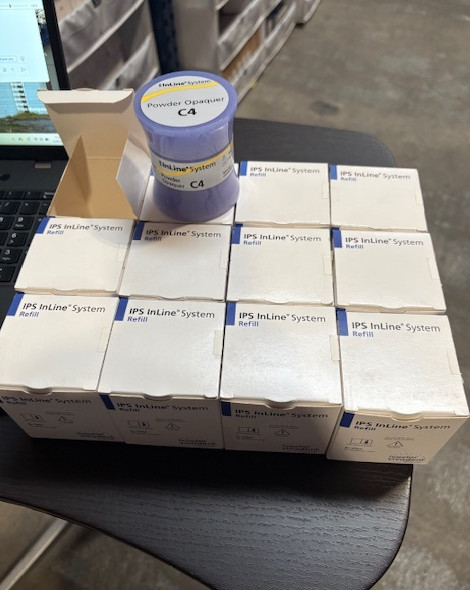 Ivoclar Vivadent IPS InLine System Opaquer C4 Refill 80g Powder 649200