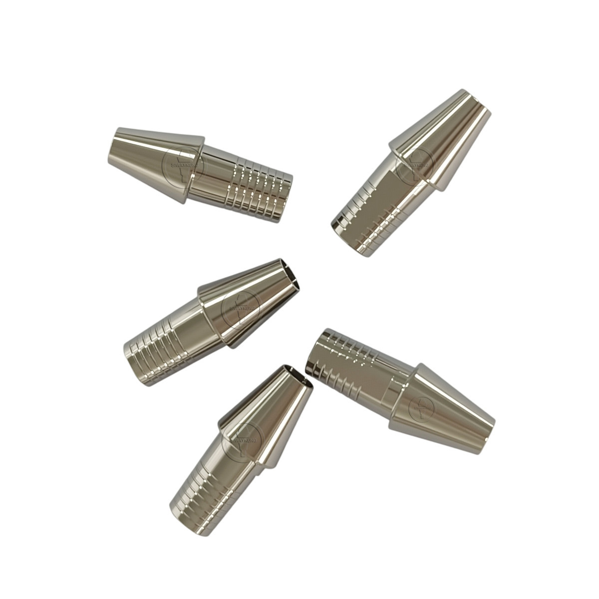 5 pcs Ti-base Abutment CAD/CAM fit to Hiossen Osstem platform Mini Regular