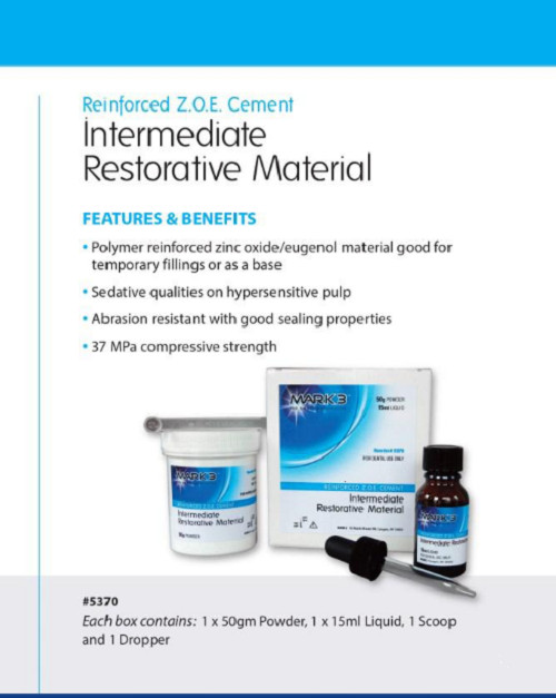 Dental Base-Fil Reinforced Z.O.E. Cement (IRM) 50gm – Temporary filling Material