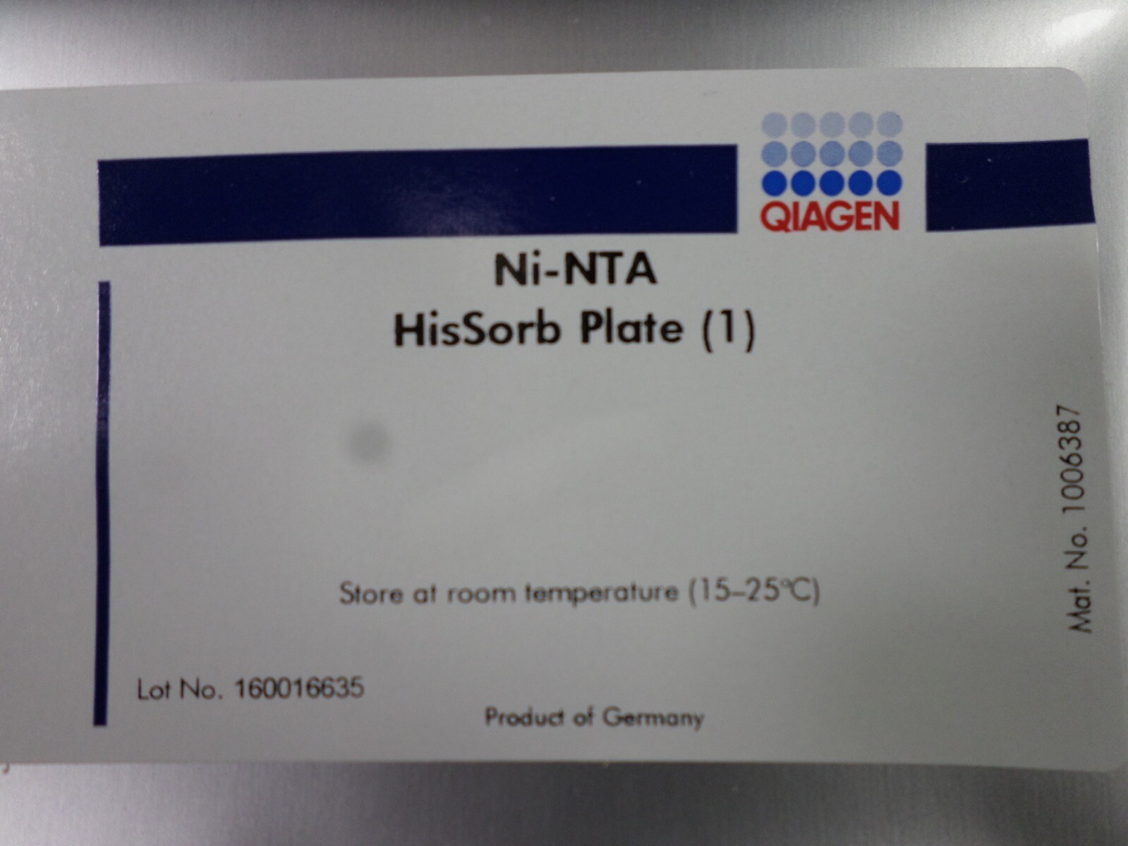 QIAGEN Ni-NTA Coated Transparent 96-Well HisSorb Plates 35061 (5/Box)