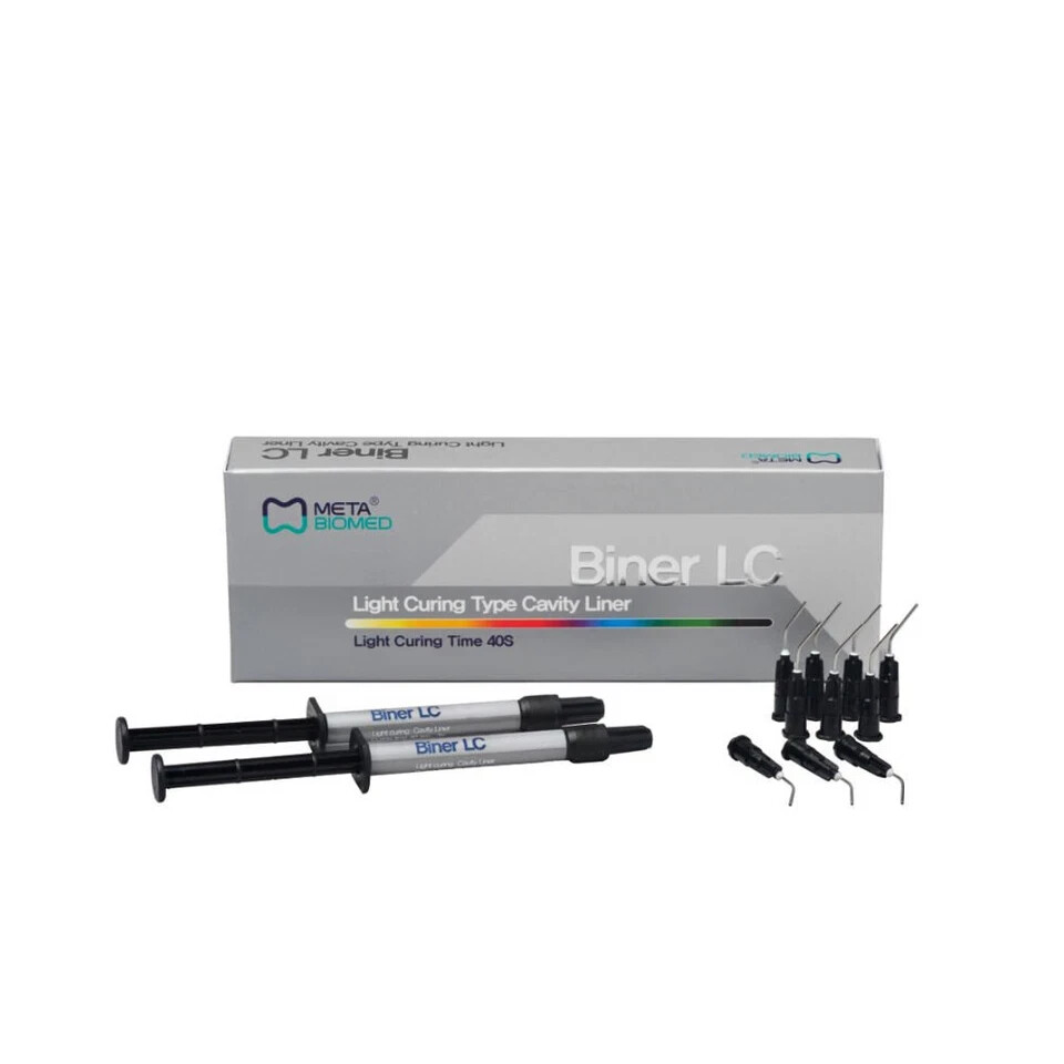 Meta Biomed Biner LC Light Curing Cavity Liner Radiopaque Fluoride Releasing