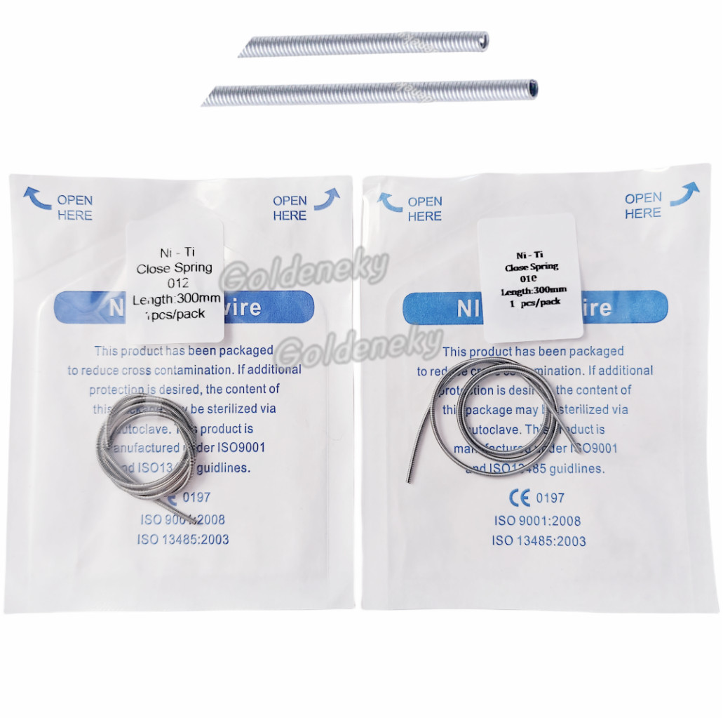 Dental Orthodontic NiTi Closed Coil Spring 010*300mm Fits Any Archwire 1Pcs/Pack