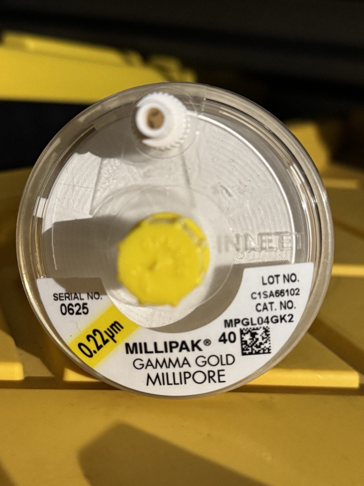 MILLIPORE Durapore 0.22um Millipak 40 Gamma Gold Capsule PVDF 3/4” Flange