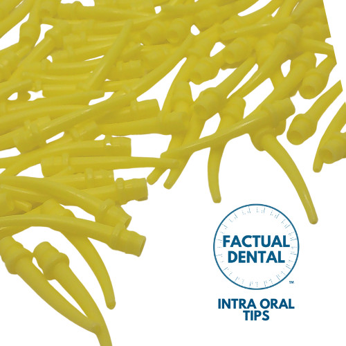 FACTUAL DENTAL 100 pcs Intraoral Yellow Tips