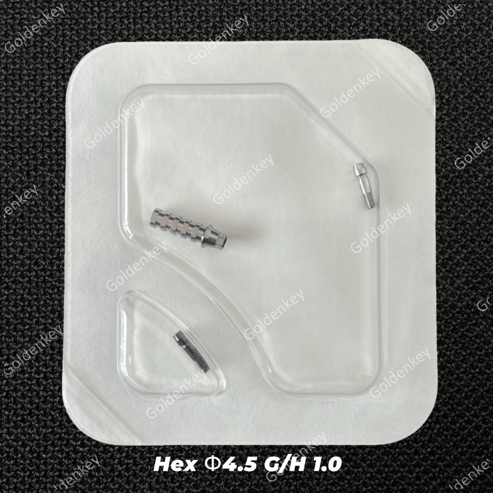 Dental ET Temporary Abutment Mini Regular Hex Non-Hex Ti Screws EbonyGold Osstem